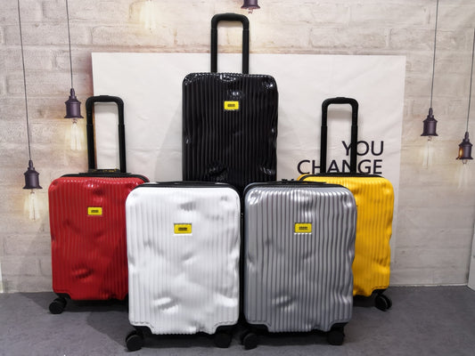 Modern Pre-Dented Hardshell Spinner Suitcase Travel Luggage